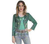 T-Shirt Déguisement Lutin Irlandais Saint-Patrick Pour Femme Multicolore