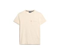 Superdry Essential Washed Pocket Short Sleeve T-shirt Beige 2XL Homme
