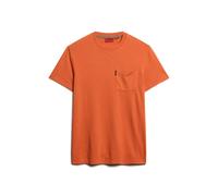 Superdry Essential Washed Pocket Short Sleeve T-shirt Orange L Homme