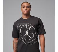 T-shirt d'entraînement Paris Saint-Germain pour homme Oil Grey/Blanc L