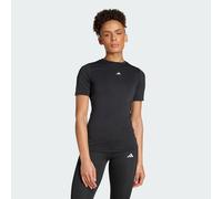 Adidas T-shirt d'entraînement Techfit manches courtes Noir M Femme