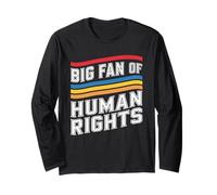T-Shirt des Droits De l'homme Protester Contre Le Féminisme Manche Longue