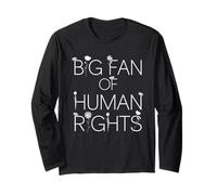 T-Shirt des Droits De l'homme Protester Contre Le Féminisme Manche Longue