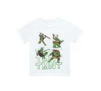 T-Shirt des Tortues Ninja Adolescentes Mutantes | T-Shirt de Film pour garçons | T-Shirt TMNT pour Enfants | 3-4 Ans | Marchandise Officielle