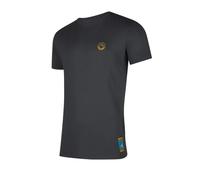 T-shirt d'escalade LA SPORTIVA Climbing on the Moon (Carbon/Giallo) homme L