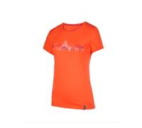 T-shirt d'escalade LA SPORTIVA Peaks T-Shirt W (Cherry Tomato) Femme S
