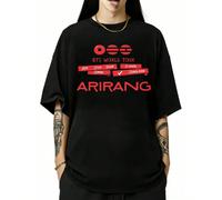 T-shirt d'été décontracté à col rond et manches courtes, édition spéciale Concert Arirang World Tour 2026 de BTS21 L,M,S,XL,XXL,XXXLCoton