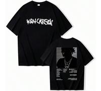 T-shirt d'été Ken Carson A Great Chaos unisexe style Harajuku, col rond, manches courtes, chemise commémorative, cadeau pour fan, Top L,M,S,XL,XXL,XXXLTissu tricoté