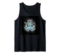 T-Shirt d'été Octopus is My Spirit Animal Funny Sea Blue Débardeur