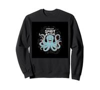 T-Shirt d'été Octopus is My Spirit Animal Funny Sea Blue Sweatshirt