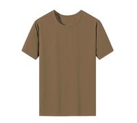 T-shirt d'été pour homme - Haut décontracté pour homme - Printemps et été - Couleur unie - Séchage rapide - Collants respirants - Pour le basket-ball - Vêtements de sport - Haut de fitness - Lot de