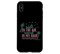 T-Shirt d'été Salt in The Air Sand in My Hair Beach Coque pour iPhone XS Max