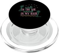 T-Shirt d'été Salt in The Air Sand in My Hair Beach PopSockets PopGrip pour MagSafe