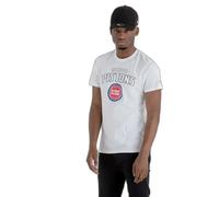 New Era Nos NBA Regular Tee Detpis Whi Lot de 1 T-Shirt pour Homme