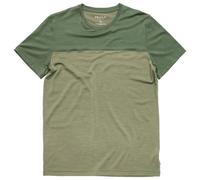 Devold - Classic Linear Tee - Haut en mérinos - L - forest / lichen