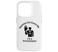 T-Shirt d'halloween Amusant « Nothing Can Scare Me I'm A Proctologist » Coque pour iPhone 14 Pro