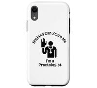 T-Shirt d'halloween Amusant « Nothing Can Scare Me I'm A Proctologist » Coque pour iPhone XR
