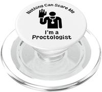 T-Shirt d'halloween Amusant « Nothing Can Scare Me I'm A Proctologist » PopSockets PopGrip pour MagSafe