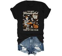 T-shirt d'Halloween « The Most Wonderful Time of The Year », Noir , M