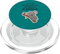 T-Shirt d'halloween « This is My Human Costume I'm Really a Koala » PopSockets PopGrip pour MagSafe