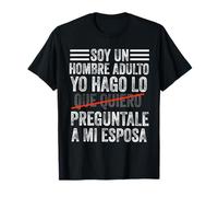 T-Shirt Dia Del Padre pour Un Papa en Espagnol de Esposa T-Shirt