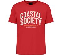 T-shirt Didriksons Harald Coastal Society Rouge S