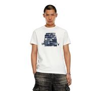 Diesel Diegor N1 Short Sleeve T-shirt Blanc L Homme