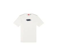 Diesel Just Slits N6 Short Sleeve T-shirt Blanc S Homme