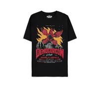 T-Shirt - DIFUZED - Stranger Things - Demogorgon Live - Noir - 100% coton - Manches courtes - Col arrondi S