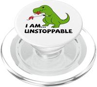 T-Shirt Dinosaure I am Unstoppable T-Rex PopSockets PopGrip pour MagSafe