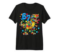 T-Shirt Dinosaure I Play with Bricks 6 7 Hours per Day T-Shirt Haut de Gamme