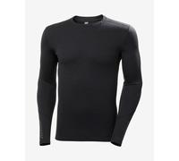 T-shirt d'intérieur Helly Hansen Lifa Merino Midweight Crew manches longues noir - XL