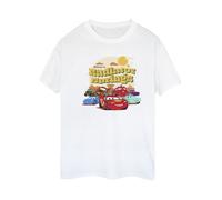 T-shirt Disney CARS RADIATOR - Coupe ample - Col ras-du-cou - Manches courtes - Blanc S