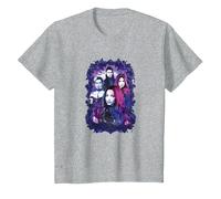 T-shirt Disney Descendants 3 Carlos, Jay, Mal et Evie T-Shirt, Enfant, Gris Chiné, 4 ans