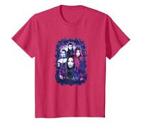 T-shirt Disney Descendants 3 Carlos, Jay, Mal et Evie T-Shirt, Enfant, Rouge Chiné, 8 ans