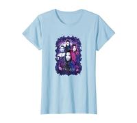 T-shirt Disney Descendants 3 Carlos, Jay, Mal et Evie T-Shirt, Femme, Bleu Céleste, XL