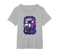 T-shirt Disney Descendants 3 Carlos, Jay, Mal et Evie T-Shirt, Femme Grandes tailles, Gris Chiné, 2X