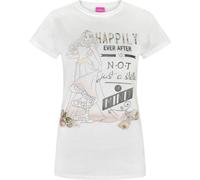 T-shirt Disney Femme Sleeping Beauty Happily Ever After NS4266 (XL) (Blanc)