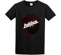 T Shirt Dokken Breaking The Chains Band Legend Crew-Neck t-Shirt Manches Courtes(Large)