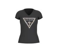 T-shirt donna Guess triangle tee con strass nero ES25GU09 W5R121J1314 XL