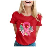 T-Shirt Doux Femme Tshirt Lin Été Respirant Sport Animal Print Motifs Pack Tshirts Stretch Octobre Rose Grande Taille T Shirt Pastel Uni Résistant Aux Peluches Slim Manches Courtes