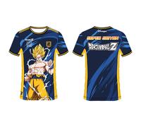 T-shirt Dragon Ball Z Super Sayian Bleu Marine/jaune/orange/bleu 16A