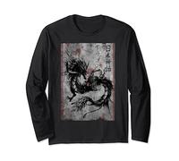 T-shirt Dragon Culture Japonaise Chinois Mythologie Asiatique Animal Manche Longue