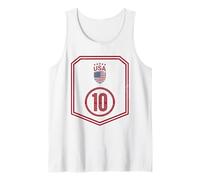 T-Shirt Drapeau Américain Maillot Rétro Vintage USA Débardeur