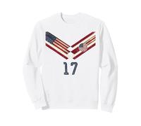 T-Shirt Drapeau Américain Maillot Rétro Vintage USA Sweatshirt