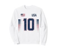 T-Shirt Drapeau Américain Maillot Rétro Vintage USA Sweatshirt
