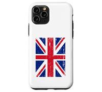 T-Shirt Drapeau Britannique - Vintage Union Jack UK Grande-Bretagne Coque pour iPhone 11 Pro