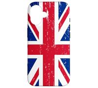 T-Shirt Drapeau Britannique - Vintage Union Jack UK Grande-Bretagne Coque pour iPhone 16