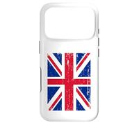 T-Shirt Drapeau Britannique - Vintage Union Jack UK Grande-Bretagne Coque pour iPhone 17 Pro