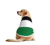 T-shirt drapeau de la Palestine pour chiens - Vêtements pour chiens de grande et moyenne taille - Chemises confortables pour chien, parfaites pour un usage quotidien